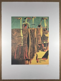 Obraz | Jean Miró | Surrealistická krajina