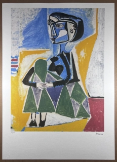 Obraz | Pablo Picasso | Žena sedící v křesle