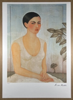 Obraz | Frida Kahlo | Autoportrét v bílých šatech