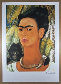 Obraz | Frida Kahlo | Autoportrét s opicí