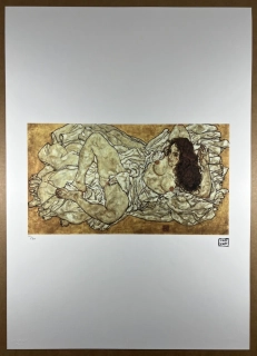 Obraz | Egon Schiele | Ležící žena