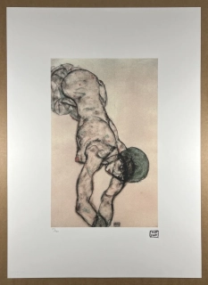 Obraz | Egon Schiele | Žena v zelené čepici