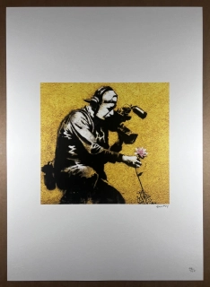 Obraz | Banksy | Cameraman and Flower