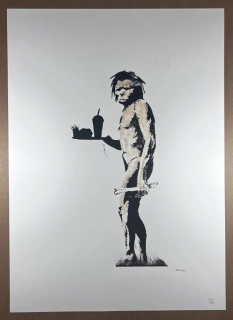 Obraz | Banksy | McDonalds Caveman Stencil