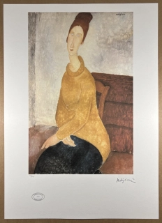 Obraz | Amedeo Modigliani | Žlutý svetr