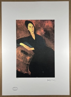 Obraz | Amedeo Modigliani | Dáma v černých šatech
