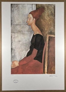 Obraz | Amedeo Modigliani | Žena s drdolem