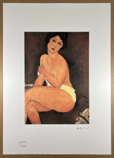 Obraz | Amedeo Modigliani | Sedící akt