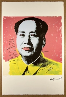 Obraz | Andy Warhol | Mao Ce-tung | šedá
