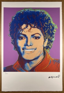 Obraz | Andy Warhol | Michael Jackson | fialová
