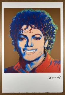 Obraz | Andy Warhol | Michael Jackson | hnědá
