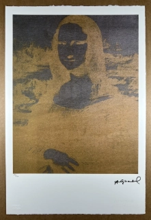 Obraz | Andy Warhol | Mona Lisa | Zlatá