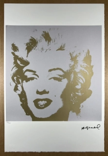 Obraz | Andy Warhol | Marilyn | zlatá