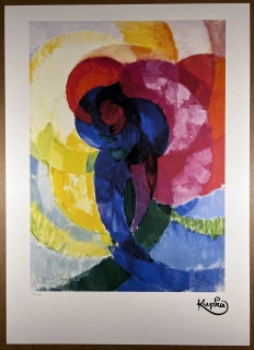 Obraz | František Kupka | Red and blue disks