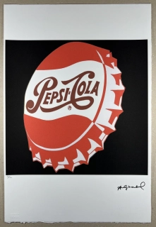 Obraz | Andy Warhol | Pepsi-Cola | černá