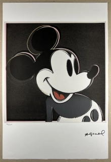 Obraz | Andy Warhol | Mickey | černá