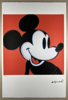 Obraz | Andy Warhol | Mickey | červená