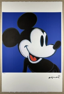 Obraz | Andy Warhol | Mickey | modrá