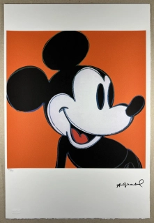 Obraz | Andy Warhol | Mickey | oranžová