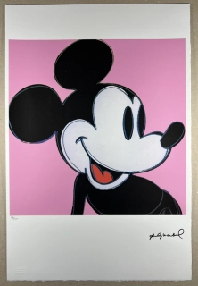 Obraz | Andy Warhol | Mickey | růžová
