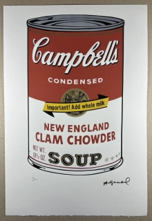 Obraz | Andy Warhol | Cambell's | New England Clam Chowder