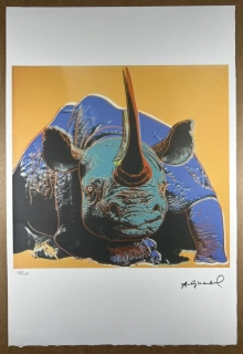 Obraz | Andy Warhol | nosorožec černý | okr