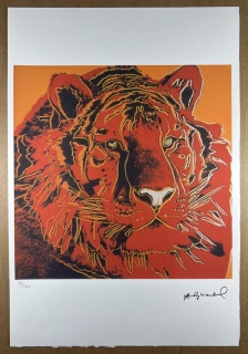 Obraz | Andy Warhol | Tygr sibiřský | oranžová