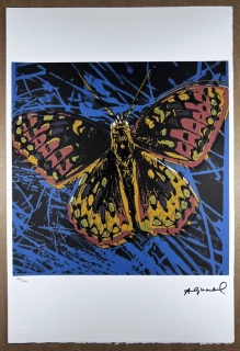 Obraz | Andy Warhol | San Francisco silverspot | modrá