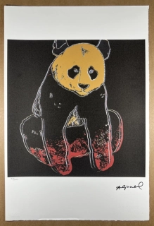 Obraz | Andy Warhol | Panda obrovská | černá