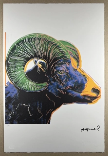 Obraz | Andy Warhol | Beran tlustorohý | bílá