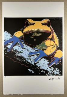 Obraz | Andy Warhol | Rosnička Pine Barrens | žlutá