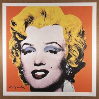 Obraz | Andy Warhol | Marilyn | oranžová