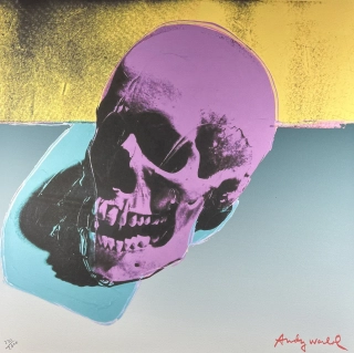 Obraz | Andy Warhol | Skull | růžová