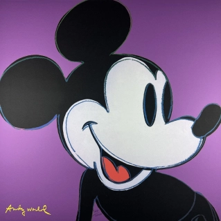 Obraz | Andy Warhol | Mickey | fialová