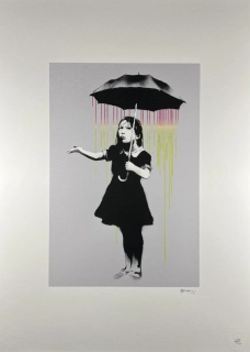 Obraz | Banksy | The girl with an umbrella