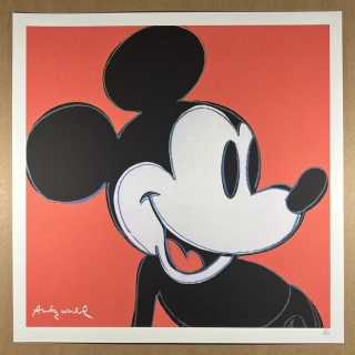 Obraz | Andy Warhol | Mickey | oranžová