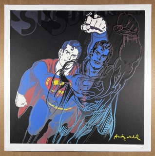 Obraz | Andy Warhol | Superman | modrá