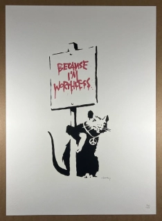 Obraz | Banksy | Because I'm Worthless