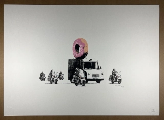 Obraz | Banksy | Donuts Strawberry Police